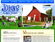 Tablet Screenshot of johnscritters.com